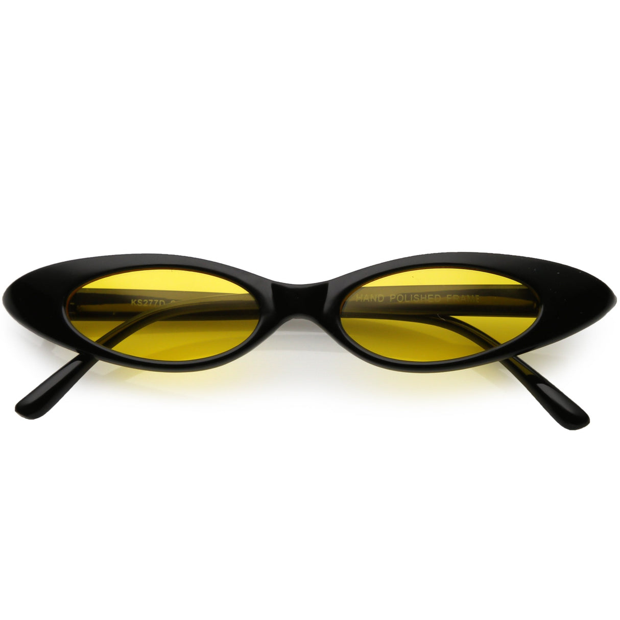 Women's Retro 90's Thin Color Tone Cat Eye Sunglasses C662 from zeroUV