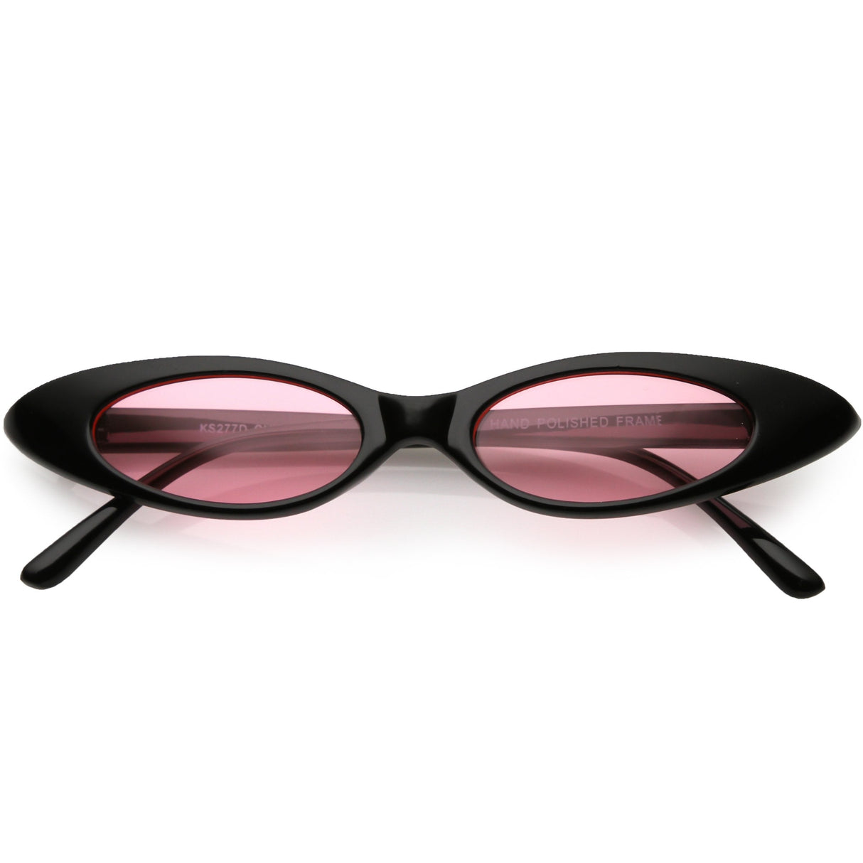 Women's Retro 90's Thin Color Tone Cat Eye Sunglasses C662 from zeroUV