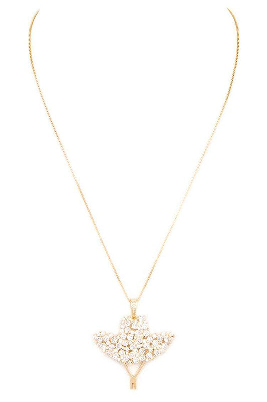 Cubic Zirconia Cowboy Hat Pendant Necklace from My Pampered Life Seattle