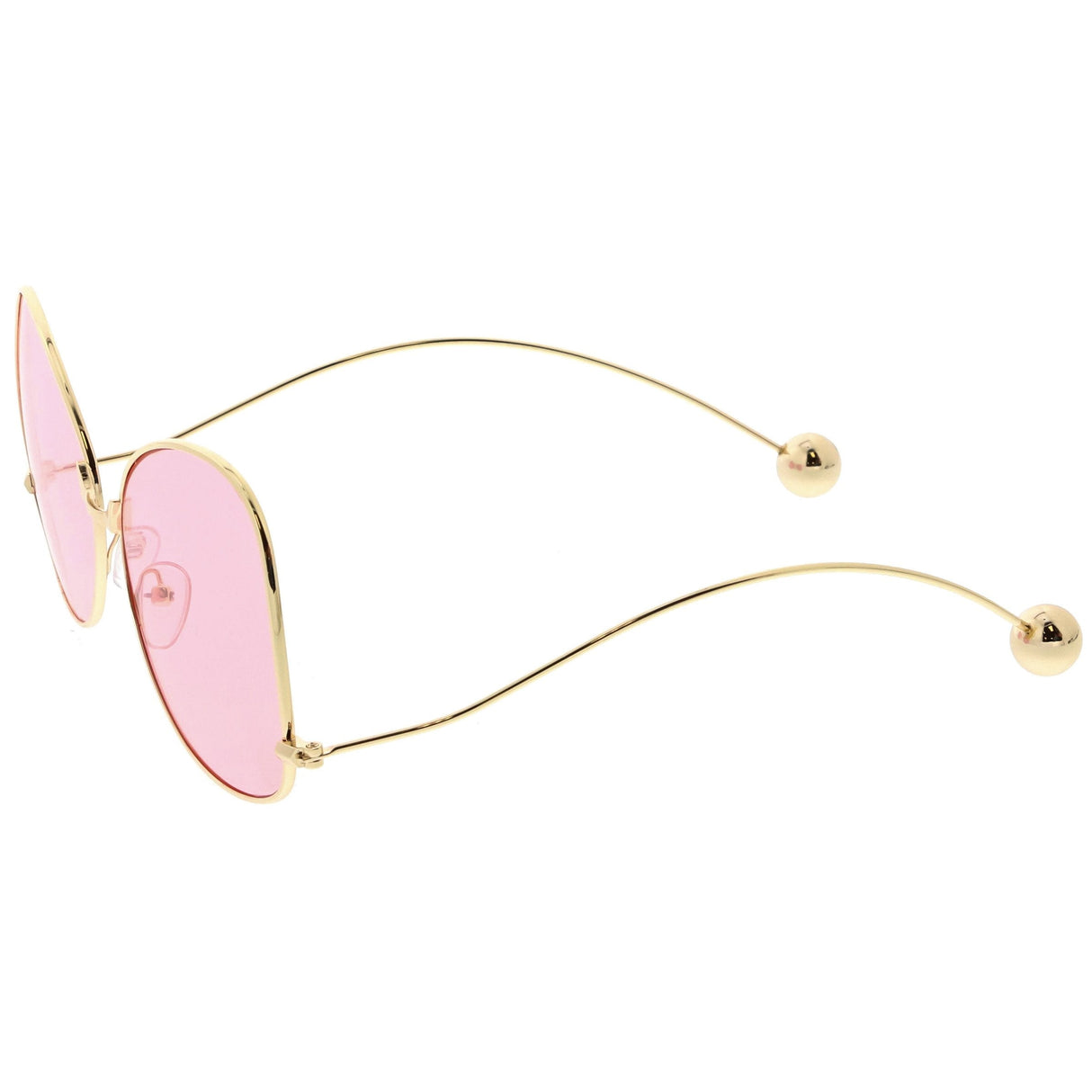 Women's Retro Oversize Butterfly Shape Color Tone Lens Sunglasses C443 from zeroUV
