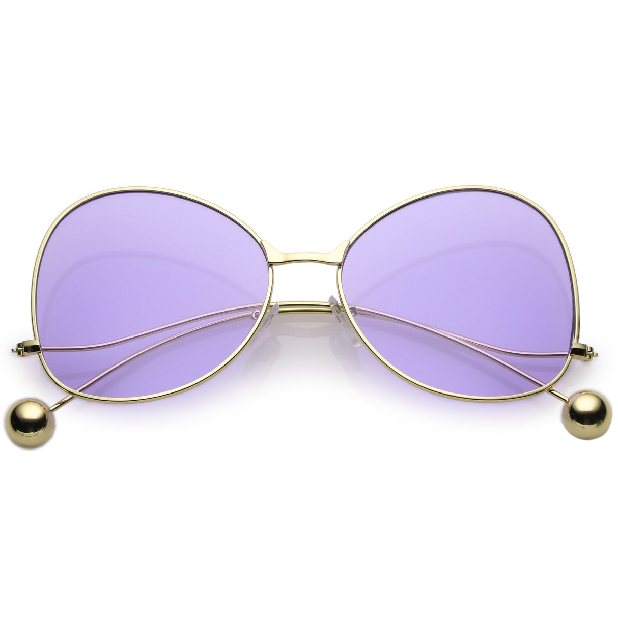 Women's Retro Oversize Butterfly Shape Color Tone Lens Sunglasses C443 from zeroUV
