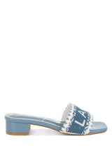 Vacay Babe Lake Como Beaded Slip-On Heels from My Pampered Life Seattle