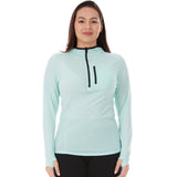 Microweight - Women's Wool 1/4 Zip Sun Hoodie Woolverino from Minus33 Merino Wool Clothing