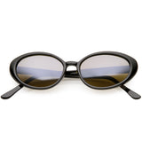 Women's Retro True Vintage Round Oval Mirrored Lens Sunglasses C654 from zeroUV