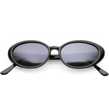 Women's Retro True Vintage Round Oval Mirrored Lens Sunglasses C654 from zeroUV
