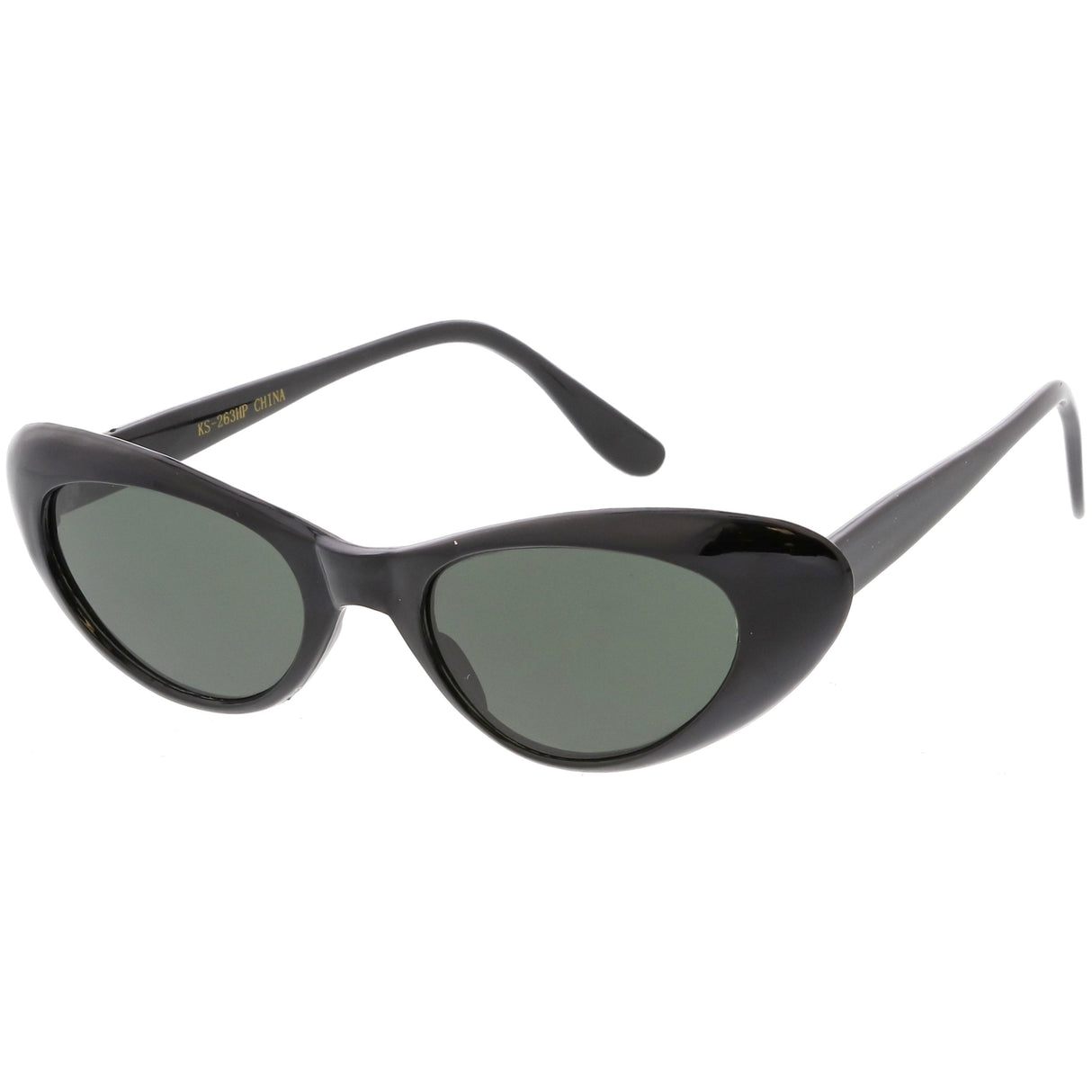 Women's Small Retro True Vintage Cat Eye Sunglasses C661 from zeroUV