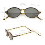 Indie Dapper True Vintage Round Oval Sunglasses C655 from zeroUV