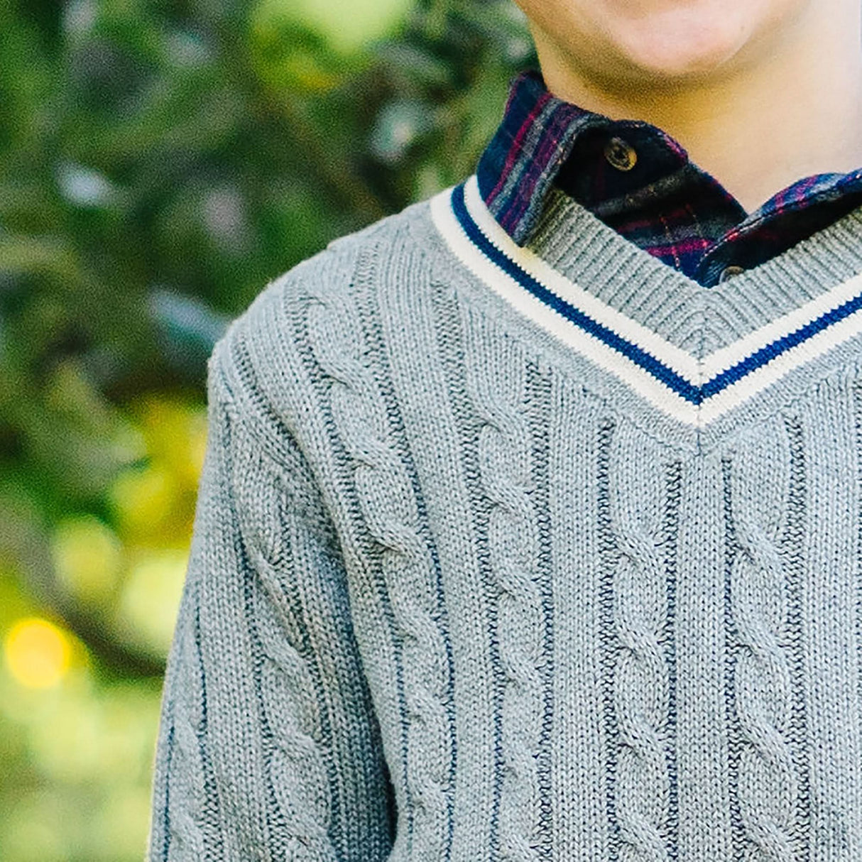 V-Neck Cricket Sweater - Baby from Hope & Henry