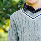 V-Neck Cricket Sweater - Baby from Hope & Henry