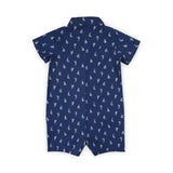 Organic Seersucker Button Front Romper from Hope & Henry