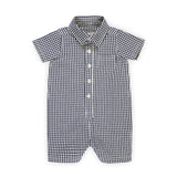Organic Seersucker Button Front Romper from Hope & Henry