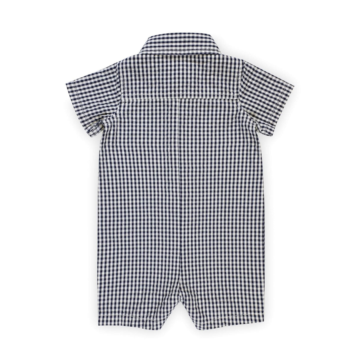 Organic Seersucker Button Front Romper from Hope & Henry
