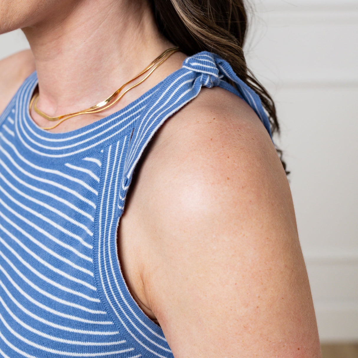 Halter Tie Knit Organic Sweater Dress from Hope & Henry