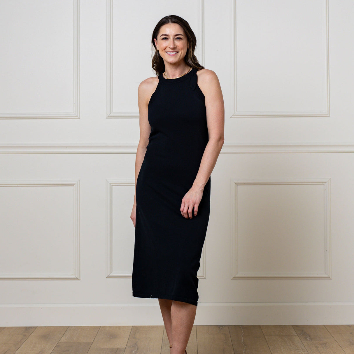 Halter Tie Knit Sweater Dress from Hope & Henry