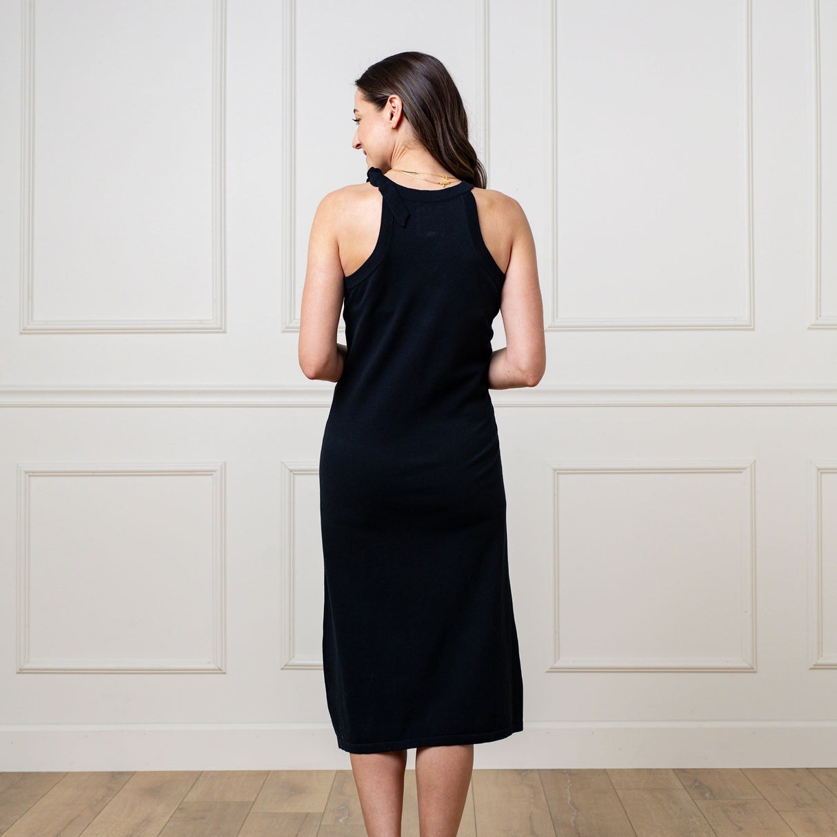 Halter Tie Knit Sweater Dress from Hope & Henry