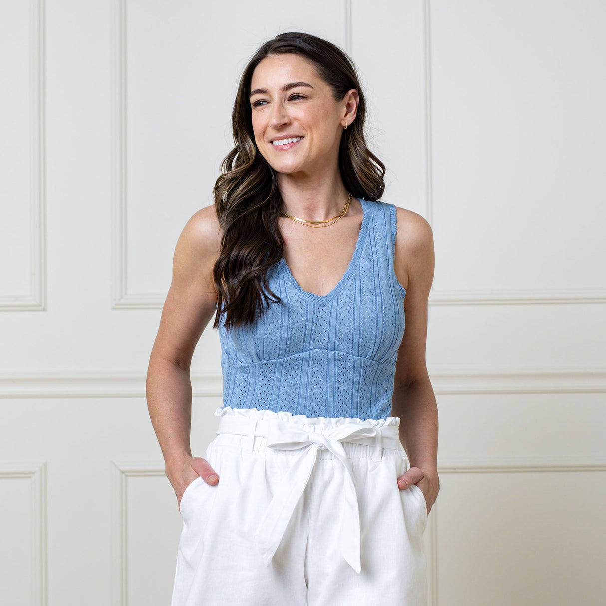 Empire Sweater Tank from Hope & Henry
