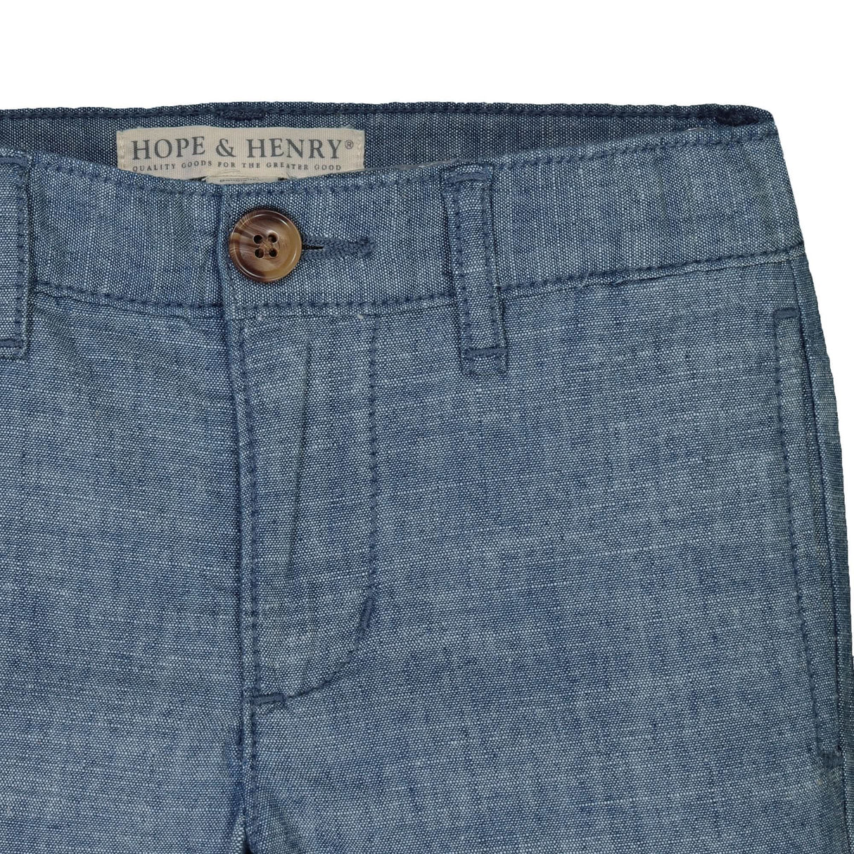 Organic Chambray Suit Pant - Baby from Hope & Henry
