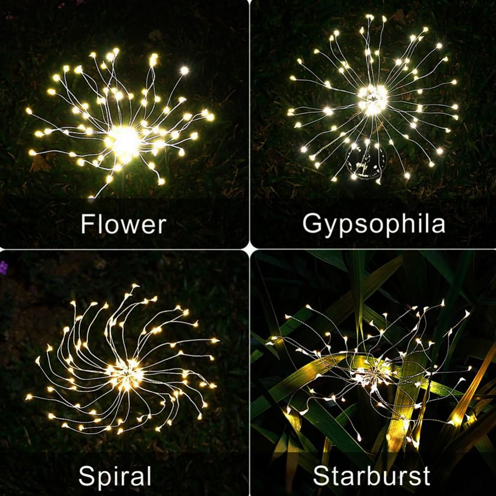 Waterproof Solar Firework Lamp from Moderny