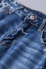 Angelina Distressed Flare Jeans From Threaded Pear