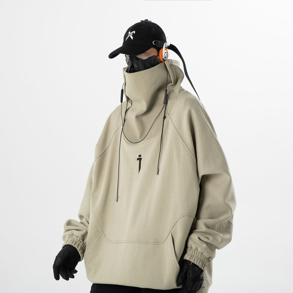 Precision Tactical High Neck Olive Sweater