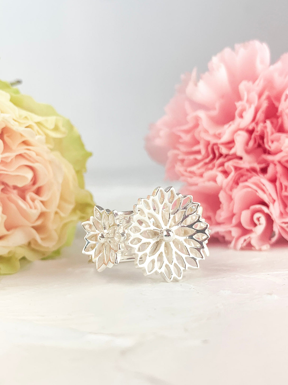 Big Bouquet Filigree Ring from Ash & Rose