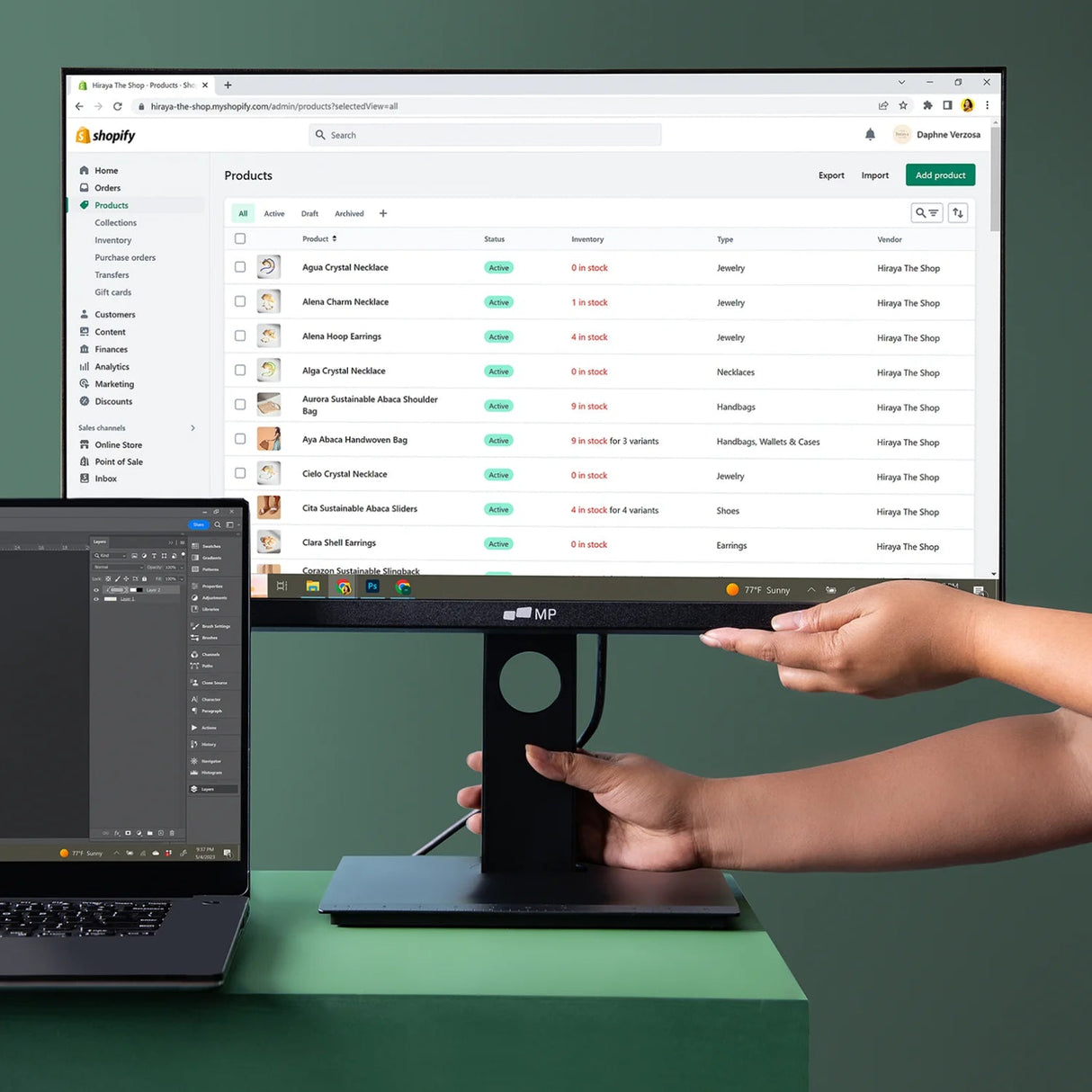 FHD 23.8" Desktop Monitor From Mobile Pixels