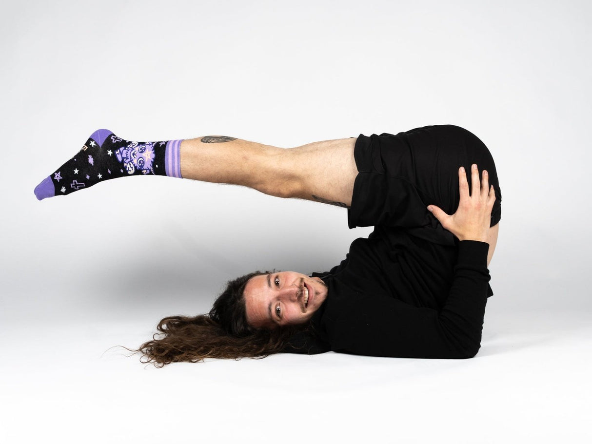 Baby Baphomet Crew Socks from FootClothes