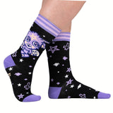 Baby Baphomet Crew Socks from FootClothes