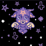 Baby Baphomet Ankle Socks from FootClothes