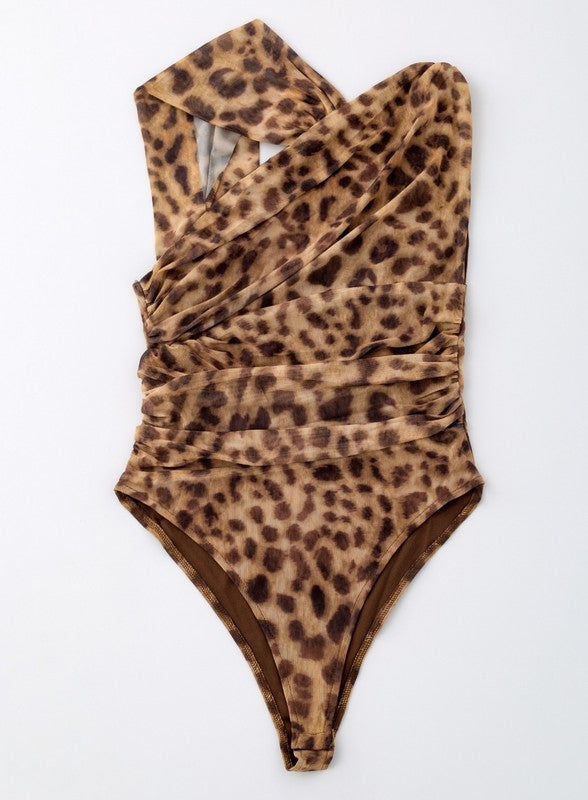 Leopard one piece swimsuit from My Pampered Life Seattle