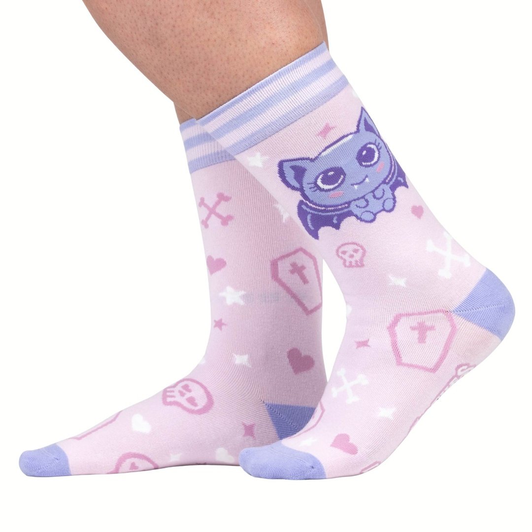 Widdle Bat Guy Crew Socks from FootClothes
