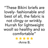Microweight - Women's Wool Bikini Briefs Woolverino from Minus33 Merino Wool Clothing