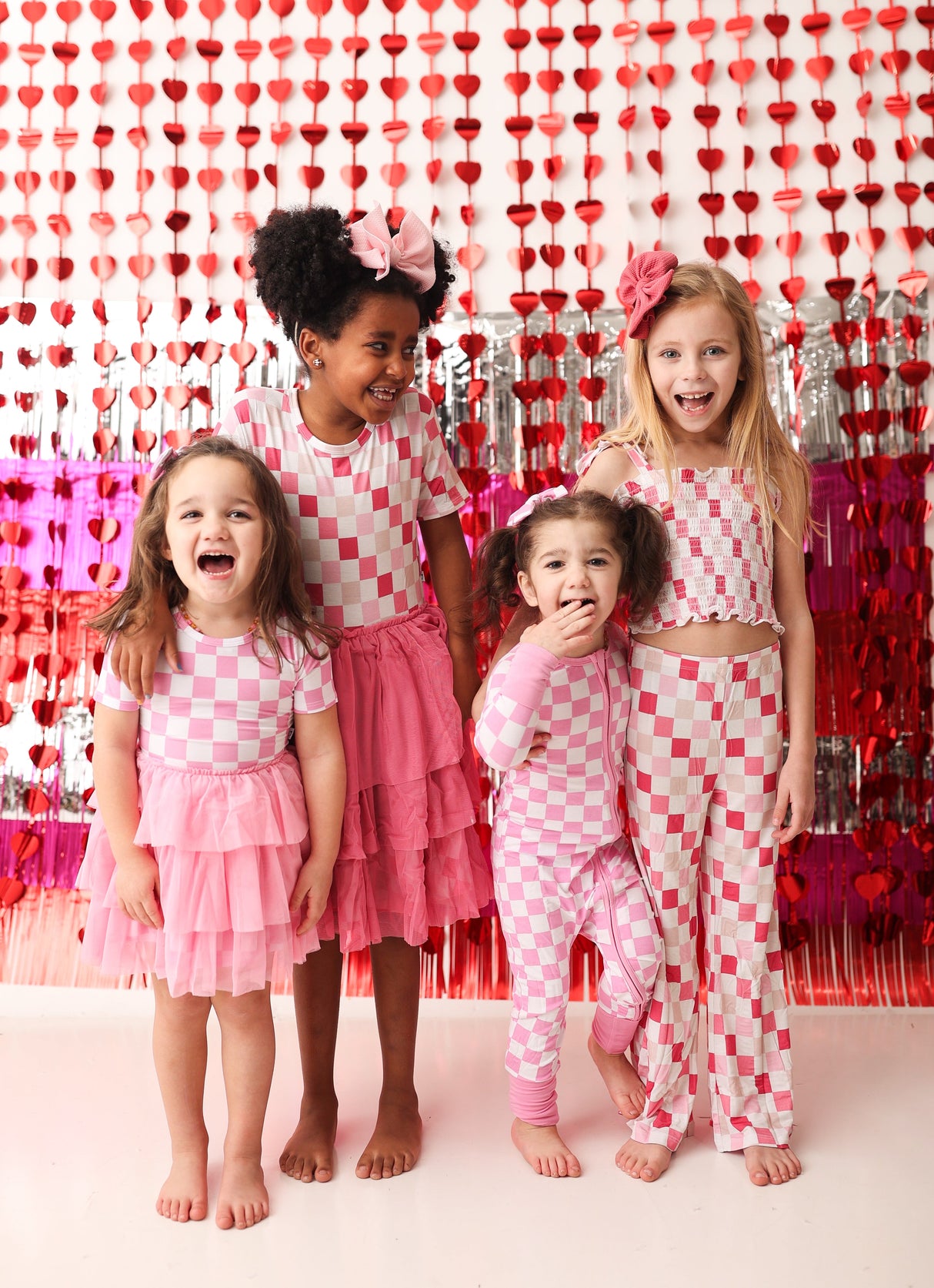 BUBBLEGUM CHECKERS DREAM TUTU DRESS from DREAM BIG LITTLE CO