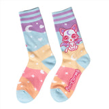 Mystic Kitty Crew Socks from FootClothes