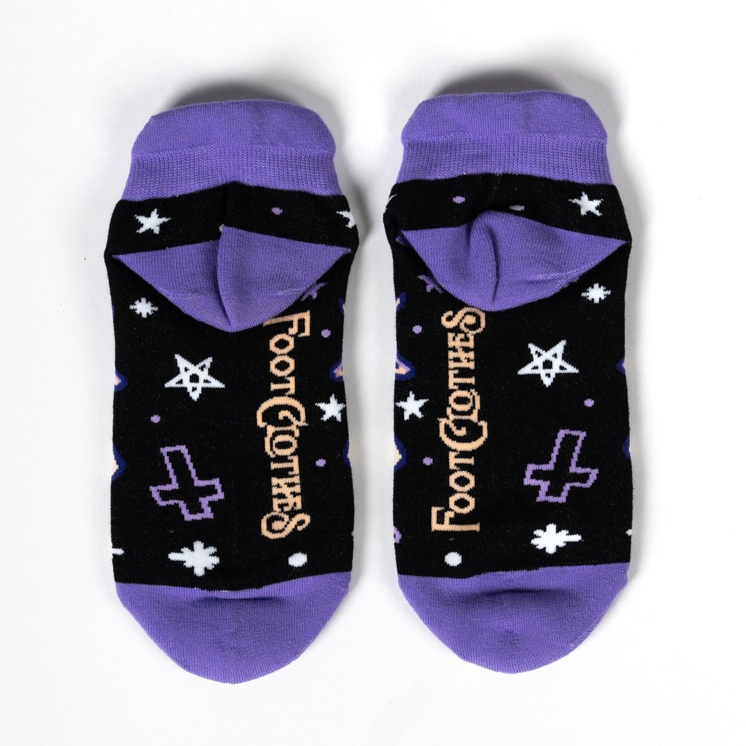 Baby Baphomet Ankle Socks from FootClothes