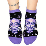 Baby Baphomet Ankle Socks from FootClothes