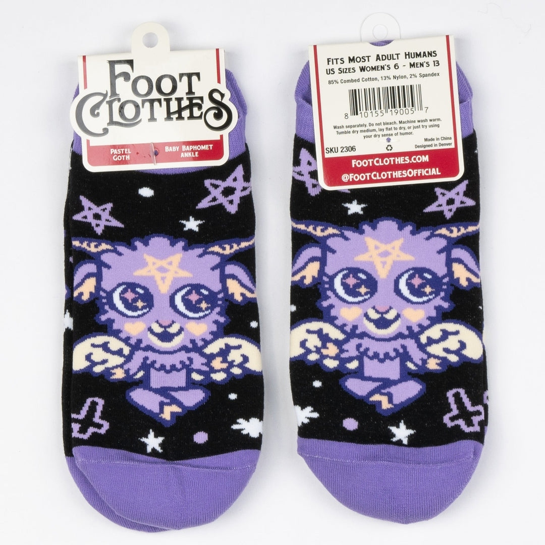 Baby Baphomet Ankle Socks from FootClothes