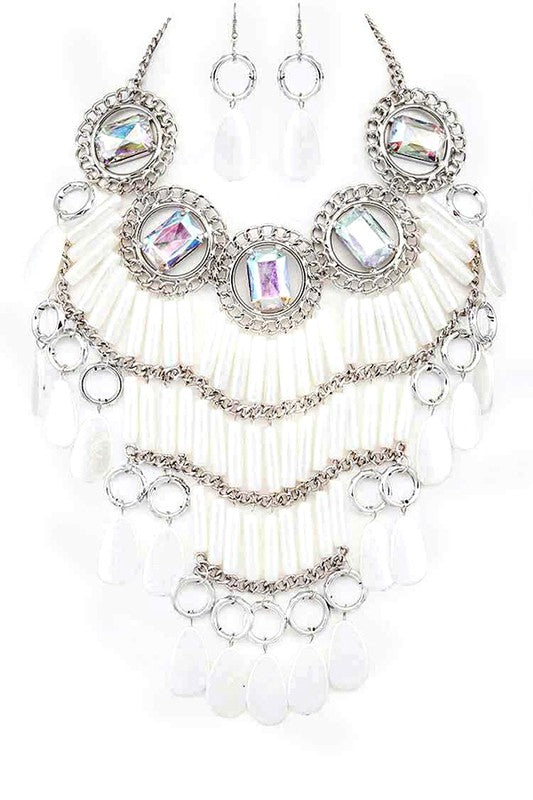 Crystal Statement Head Turner Necklace Set from My Pampered Life Seattle