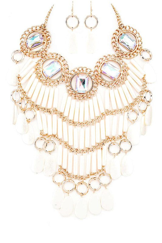 Crystal Statement Head Turner Necklace Set from My Pampered Life Seattle