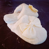 Satin Shine Fur Cozy Lounge Slippers from My Pampered Life Seattle