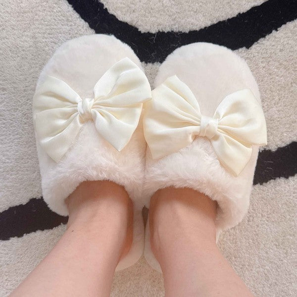 Satin Shine Fur Cozy Lounge Slippers from My Pampered Life Seattle