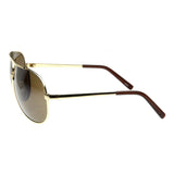Extra Large Metal Oversize Frame Aviator Sunglasses 1580 70mm from zeroUV