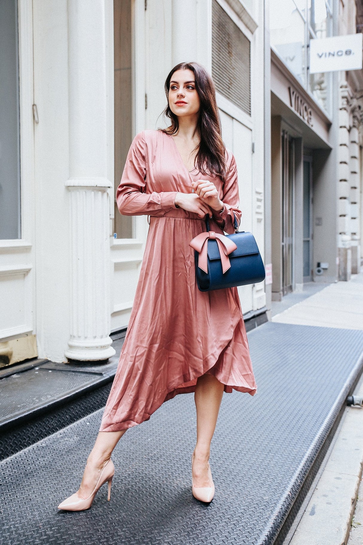 Cottontail - Light Pink Vegan Leather Bag from Gunas New York