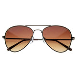 Medium Classic Retro Metal Frame Aviator Sunglasses 53mm 1372 from zeroUV
