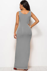 Scoop Neck Wide Strap Maxi Dress from Enfance-Heureuse