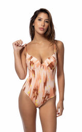 Printed Underwire One Piece Bathing Suit from My Pampered Life Seattle