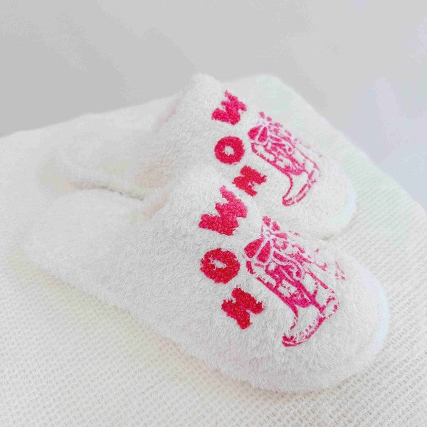 Howdy Boot Coziest Lounge Slippers from My Pampered Life Seattle