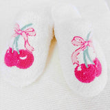 Cherry Bow Coziest Lounge Slippers from My Pampered Life Seattle