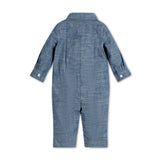 Long Sleeve Button Front Romper from Hope & Henry
