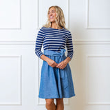 French Jersey Skater Dress from Hope & Henry
